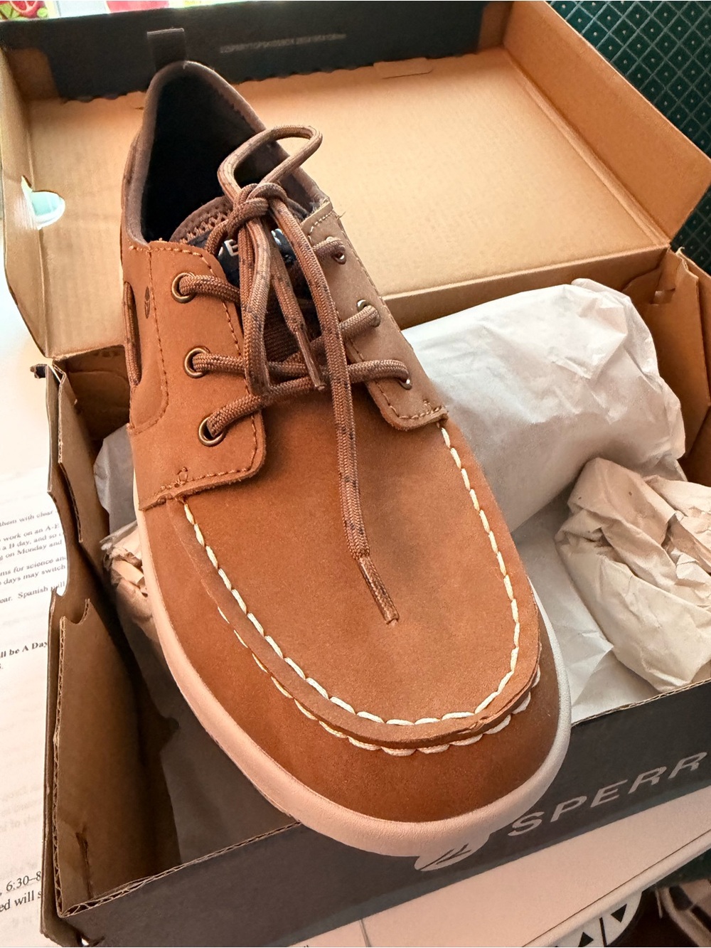Sperry Kids Bowfin Boat Shoe- NWT